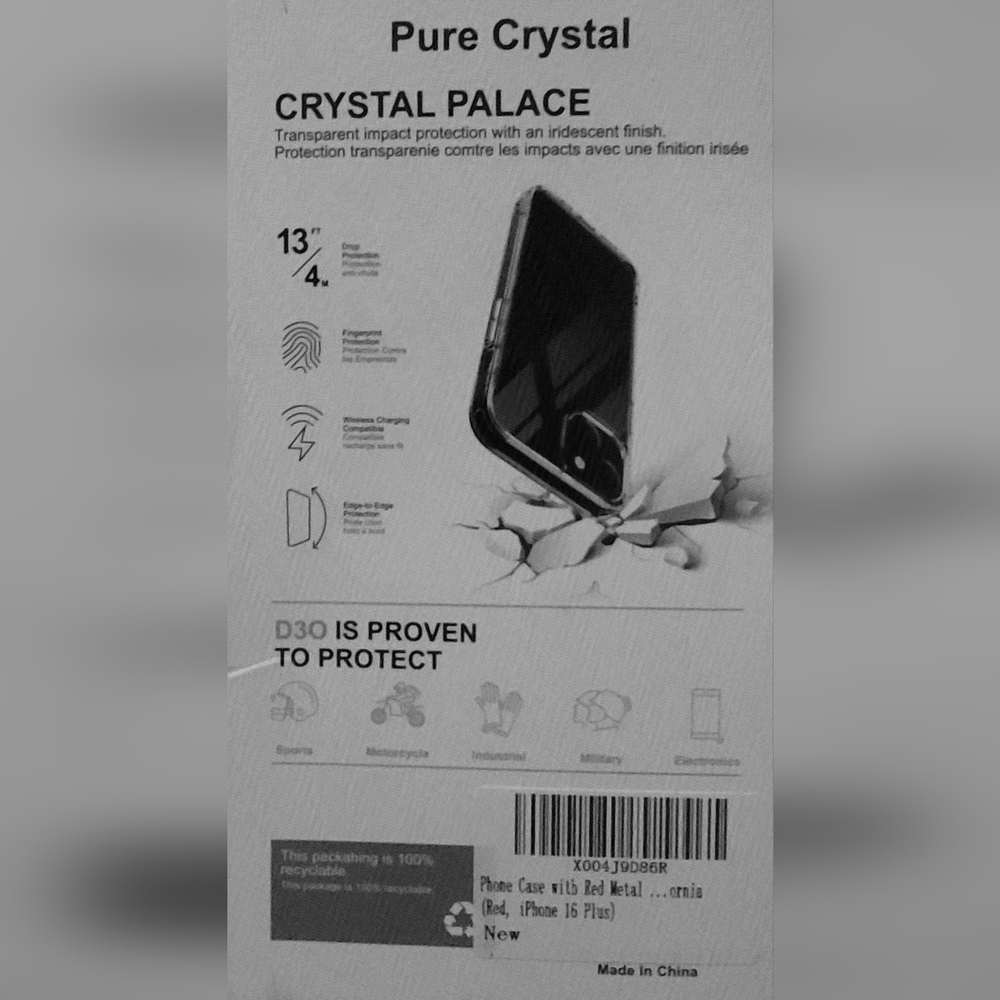New Crystal Palace Slim Design Snap Case For iPhone 16 Plus - Picture 2 of 7